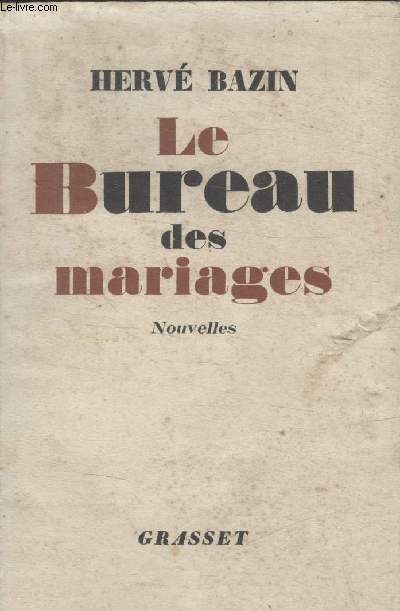 LE BUREAU DES MARIAGES.