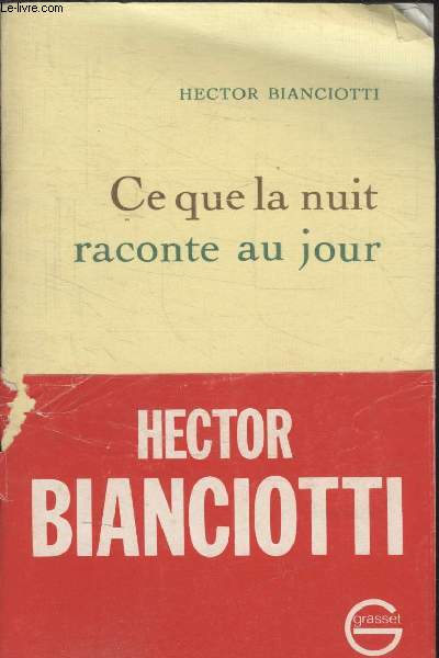 CE QUE LA NUIT RACONTE AU JOUR.