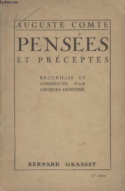 PENSEES ET PRECEPTES.