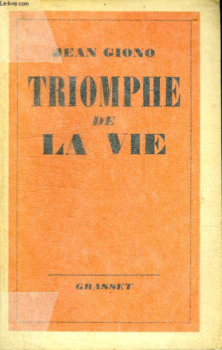 TRIOMPHE DE LA VIE.
