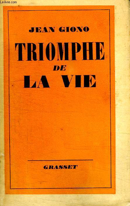 TRIOMPHE DE LA VIE.