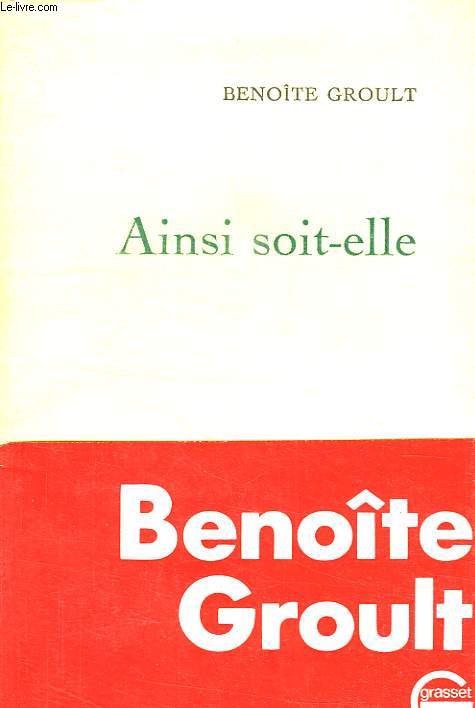 AINSI SOIT-ELLE.