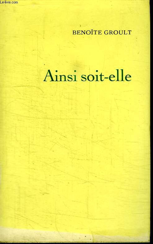 AINSI SOIT ELLE.