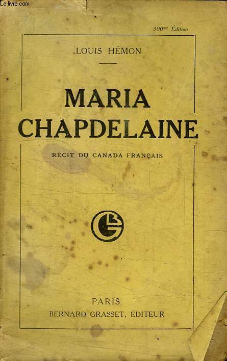 MARIA CHAPDELAINE.