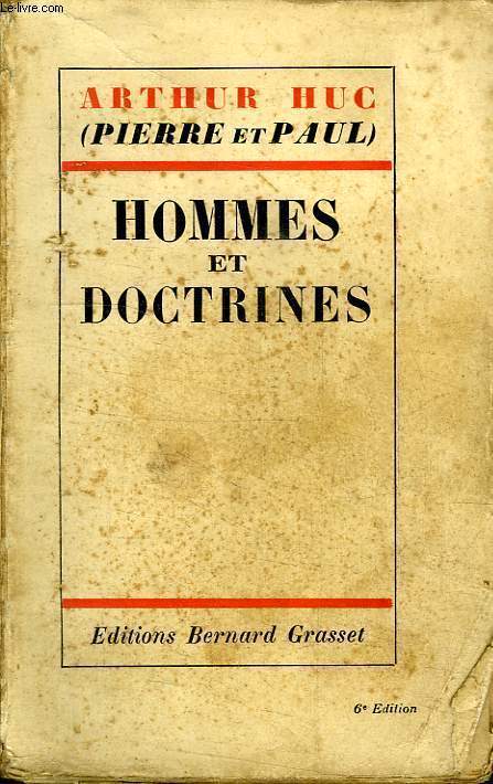 HOMMES ET DOCTRINES.