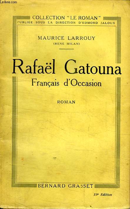 RAFAEL GATOUNA. FRANCAIS D OCCASION.