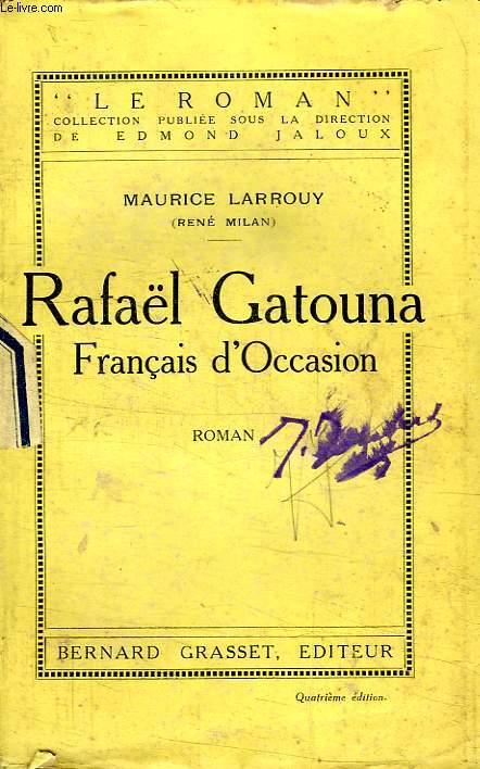 RAFAEL GATOUNA. FRANCAIS D OCCASION.