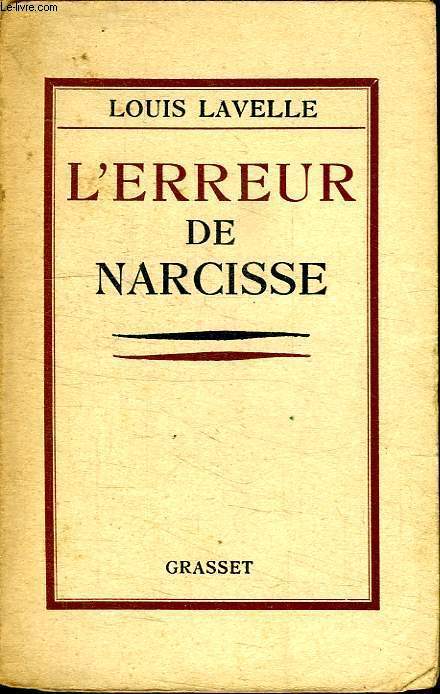 L ERREUR DE NARCISSE.