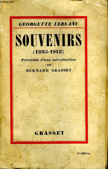 SOUVENIRS 1895-1918.