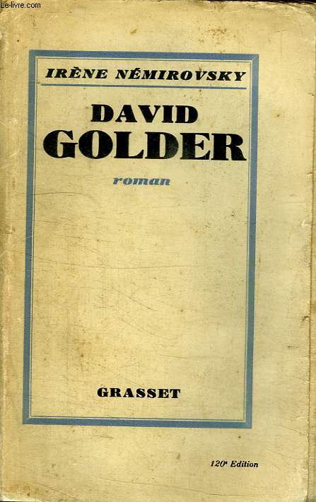 DAVID GOLDER.