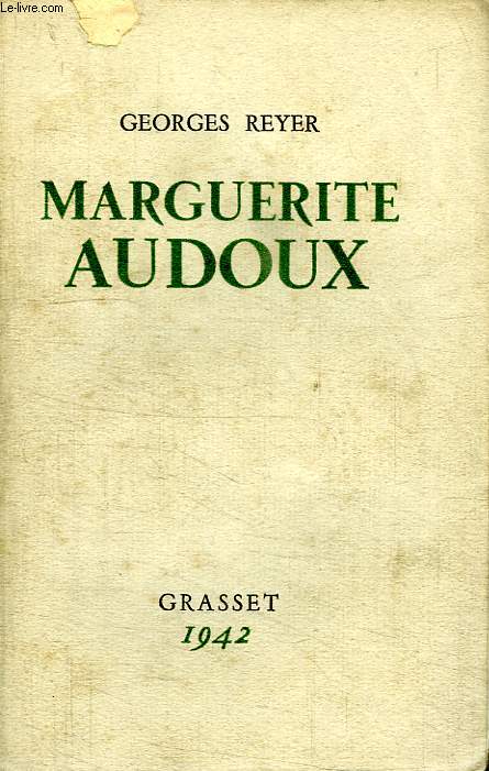 MARGUERITE AUDOUX.