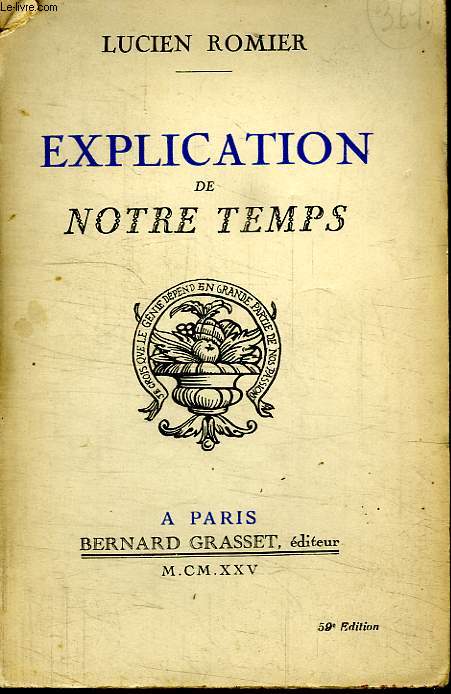 EXPLICATION DE NOTRE TEMPS.
