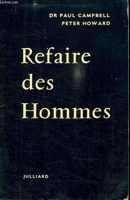 REFAIRE DES HOMMES.