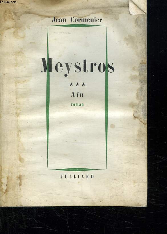 MEYSTROS. AIN TOME 3.