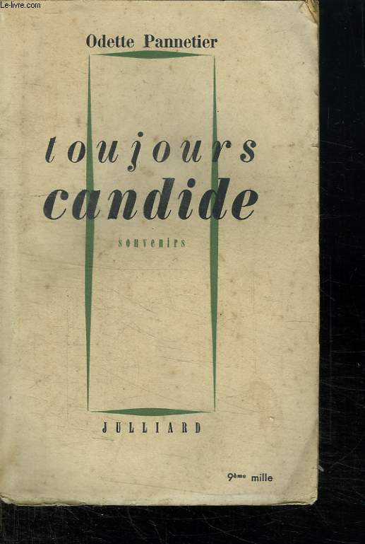 TOUJOURS CANDIDE.