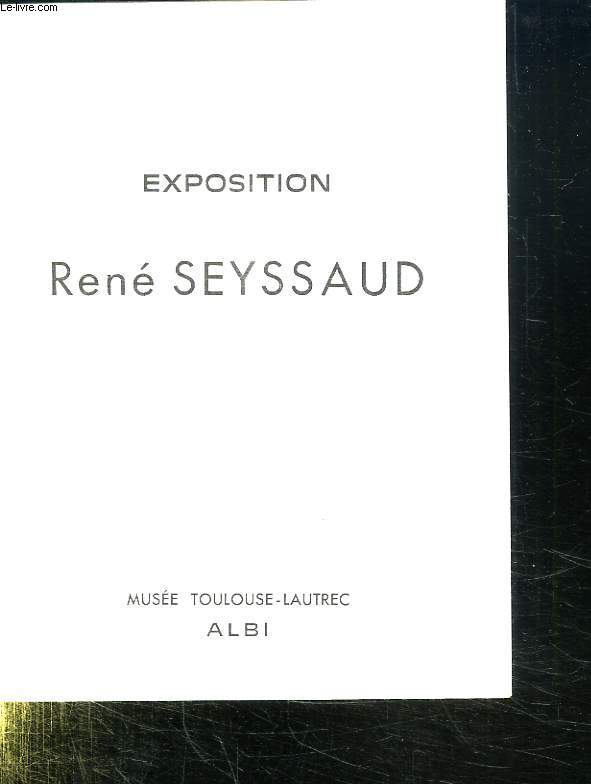 EXPOSITION RENE SEYSSAUD.