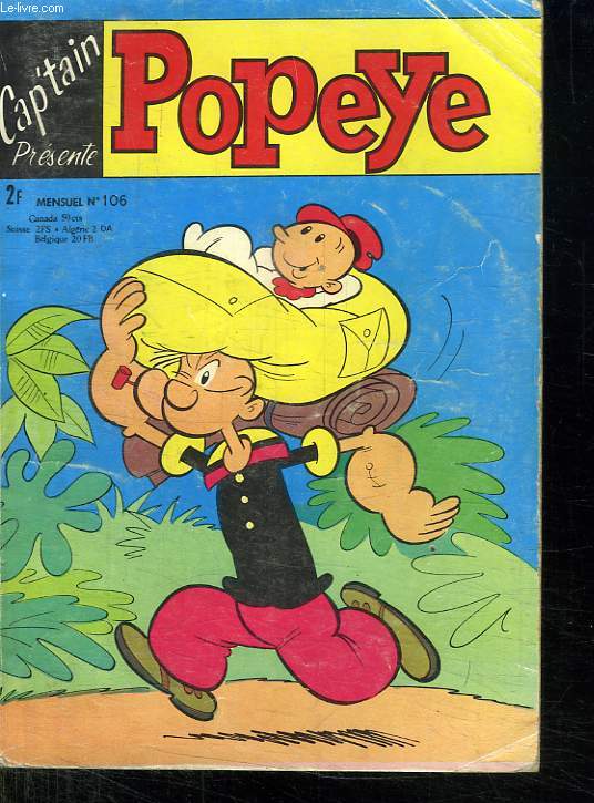 CAP TAIN PRESENTE: POPEYE. N 106.
