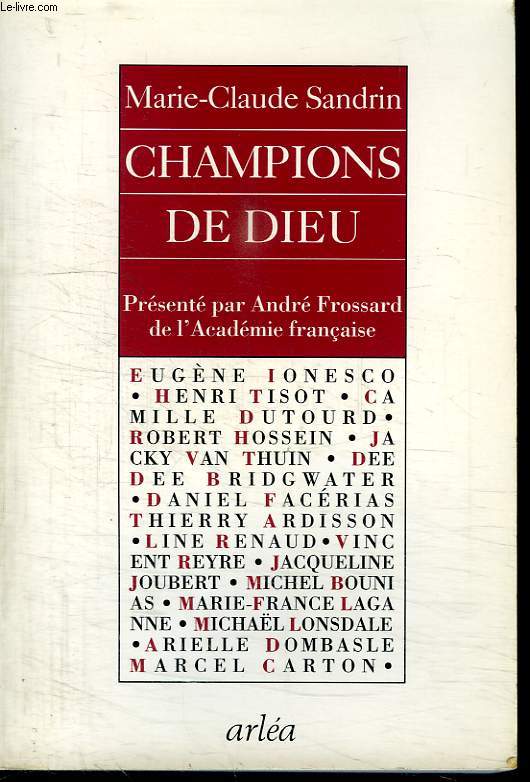 CHAMPIONS DE DIEU.