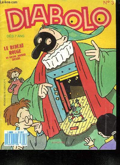 DIABOLO N 3. DES 7 ANS. JEUX . BANDE DESSINEE. COLORIAGES...