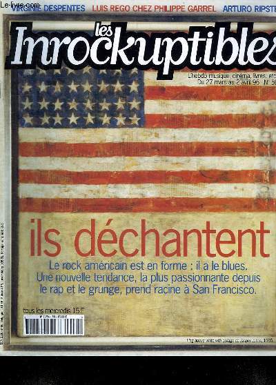 LES INROCKUPTIBLES N 50. DU 27 MARS AU 2 AVRIL 1996. SOMMAIRE: CINEMA. RICK. MUSIQUES. LIVRES...