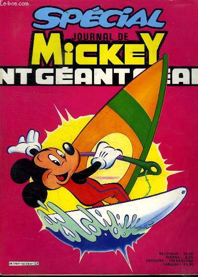 SPECIAL JOURNAL DE MICKEY N 1984.