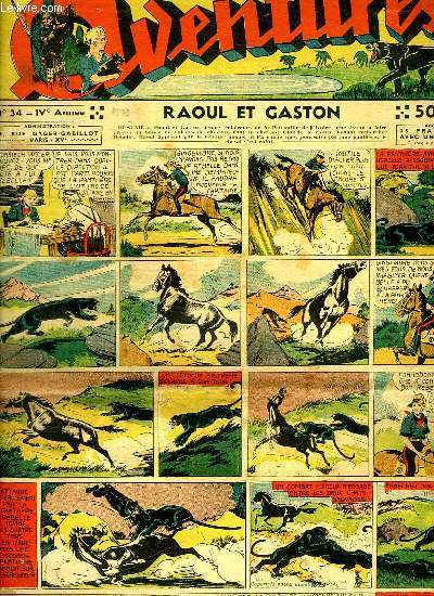 AVENTURES N 34. RAOUL ET GASTON.