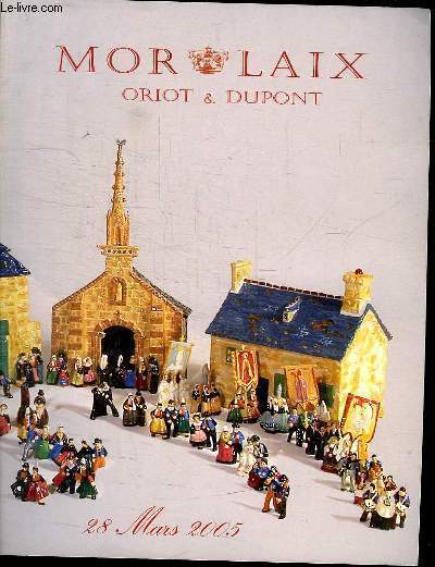 CATALOGUE DE VENTES AUX ENCHERES DU LUNDI 28 MARS 2005 A 14 HEURE A L HOTEL DES VENTES. FAIENCE DE QUIMPER. ART ET TRADITION POPULAIRE. OBJETS D ART RELIGIEUX. TABLEAUX. TAPIS.
