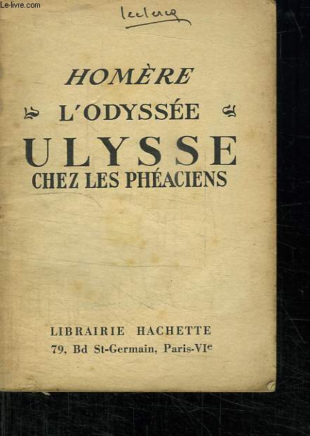 HOMERE L ODYSEE ULYSSE CHEZ LES PHEACIENS.