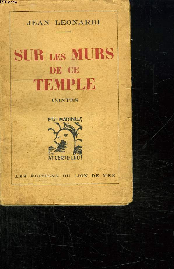 SUR LES MURS DE CE TEMPLE.