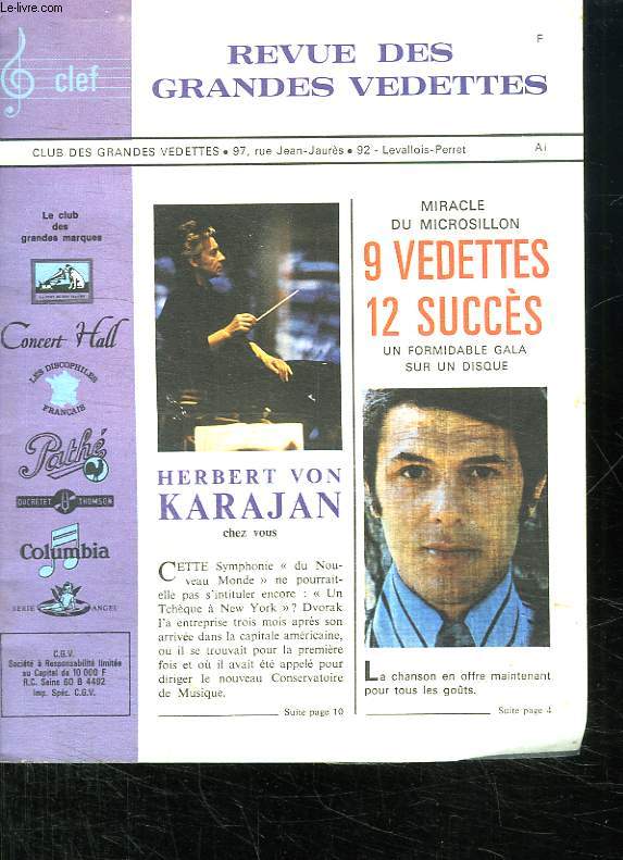 REVUE DES GRANDES VEDETTES.