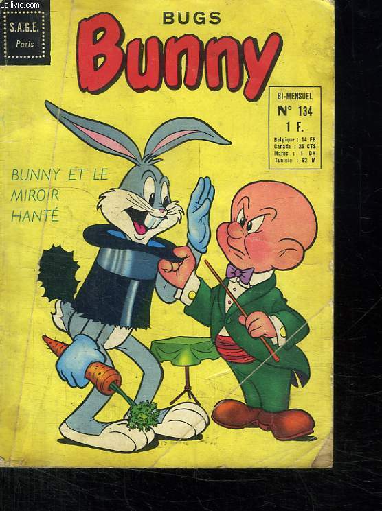 BUGS BUNNY N 134. BUNNY ET LE MIROIR HANTE.