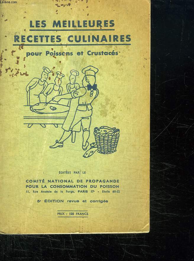 LES MEILLEURES RECETTES CULINAIRES POUR POISSONS ET CRUSTACES.