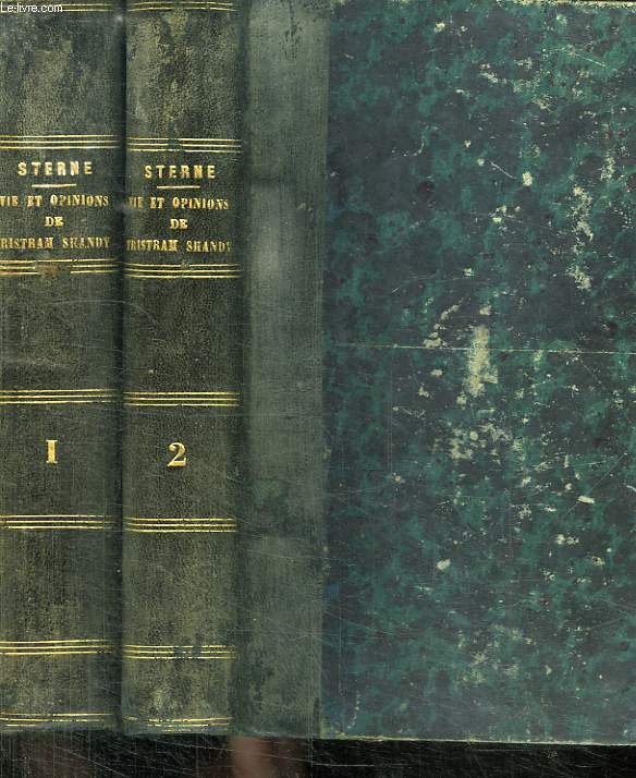 2 TOMES. VIE ET OPINIONS DE TRISTRAM SHANDY GENTILHOMME SUIVIES DU VOYAGE SENTIMENTAL ET DES LETTRES D YORICK A ELIZA.