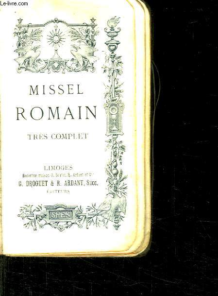 MISSEL ROMAIN TRES COMPLET N 504.