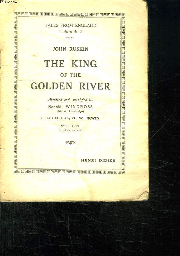 THE KING OF THE GOLDEN RIVER. TEXTE EN ANGLAIS.