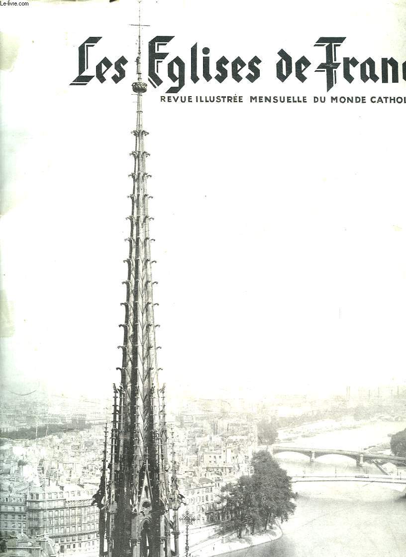 LES EGLISES DE FRANCE DECEMBRE 1934. SOMMAIRE: LE FILS DE L HOMME PAR FRANCOIS MAURIAC, CLOCHERS D IER ET D AUJOURD HUI, LE CINEMA ET LES CATHOLIQUES, NOTRE DAME DE PARIS...