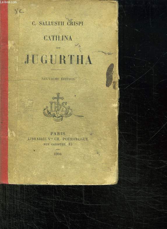 CATILINA ET JUGURTHA. 9em EDITION. TEXTE EN LATIN.