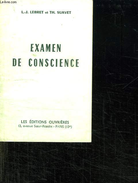 EXAMEN DE CONSCIENCE.