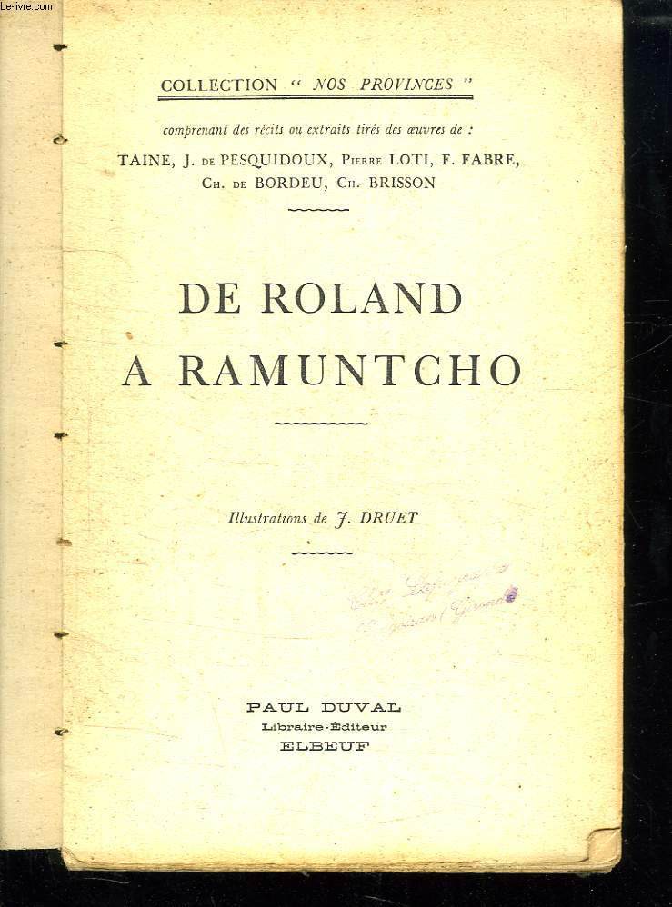 DE ROLAND A RAMUNTCHO.