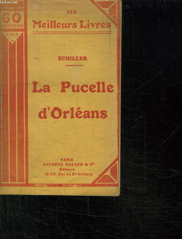 LA PUCELLE D ORLEANS. TRAGEDIE ROMANTIQUE EN 5 ACTES.