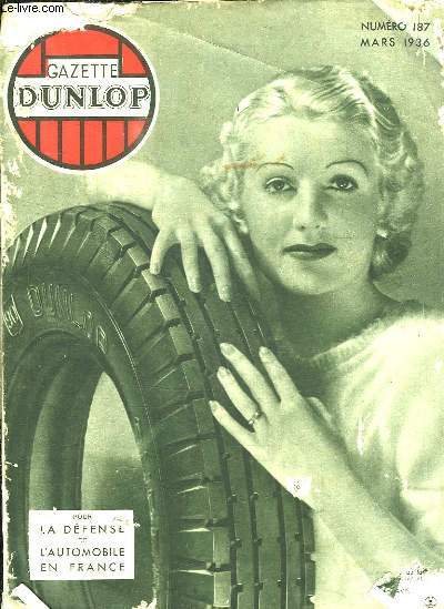 GAZETTE DUNLOP N 187 MARS 1936.