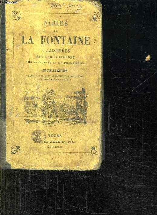 FABLES DE LA FONTAINE PRECEDEES DE LA VIE D ESOPE.