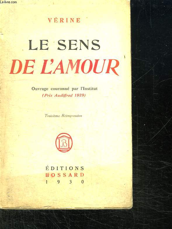 LE SENS DE L AMOUR.