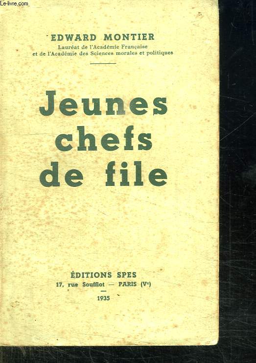 JEUNES CHEFS DE FILE.