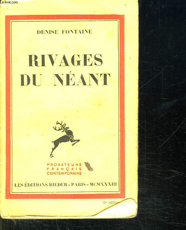 RIVAGES DU NEANT.