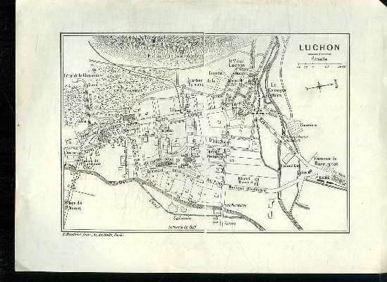 CARTE DE LUCHON.