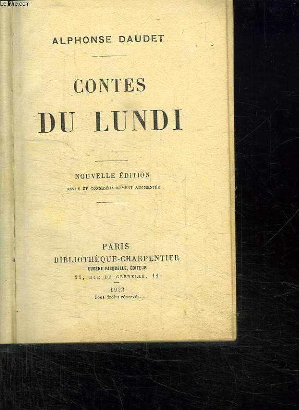 CONTES DU LUNDI.