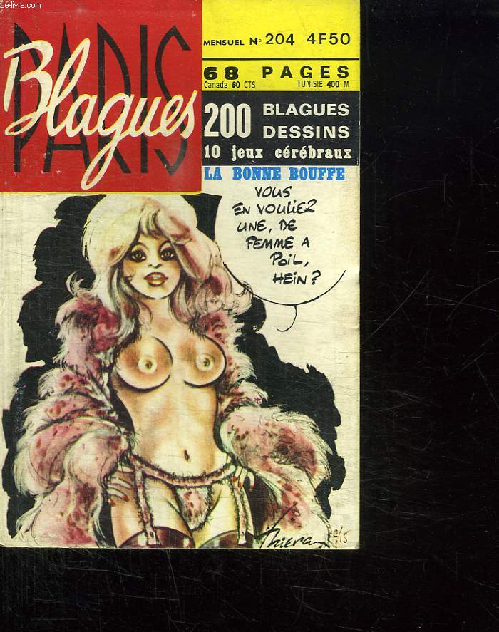 BLAGUES N 204. 200 BLAGUES , DESSINS. LA BONNE BOUFFE.