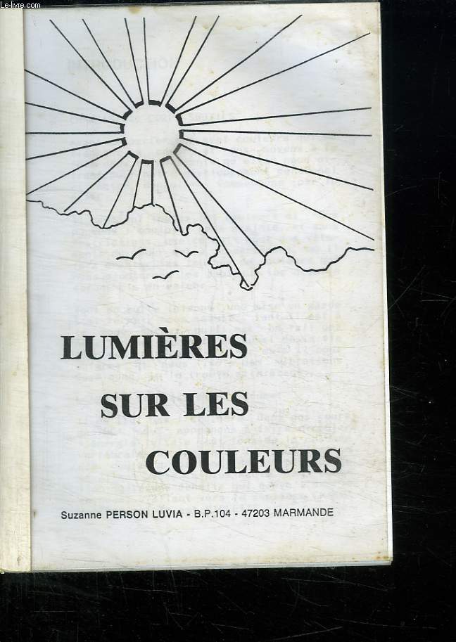 LUMIERES SUR LES COULEURS.