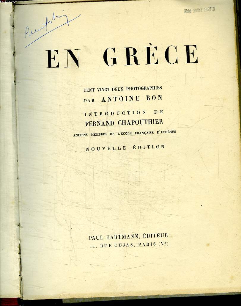 EN GRECE. NOUVELLE EDITION.